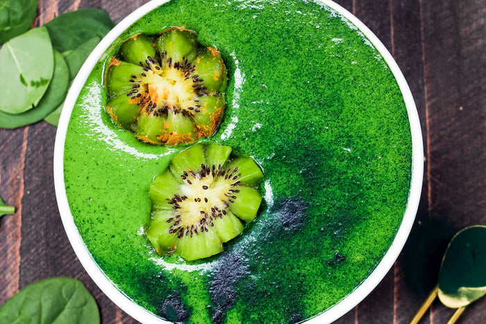 Smoothie bowl with protein powder