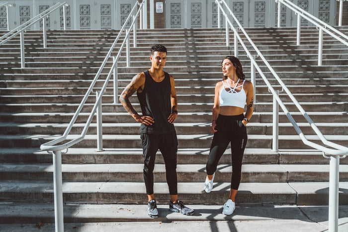 Innermost illustration of couple running together 