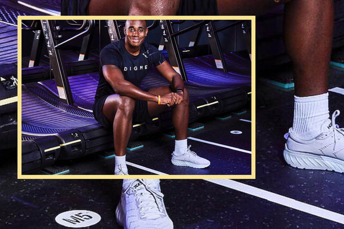 Personal instructor Darren Placid sitting in Gym