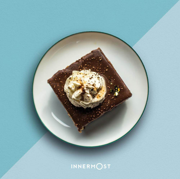 Healthy chocolate fudge brownie 