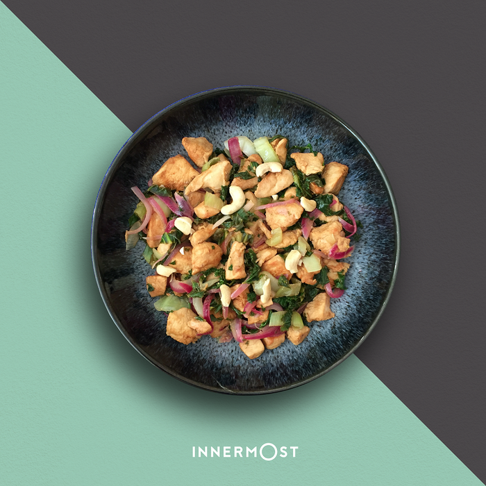 Innermost Kale, Bok-Choi + Chicken Stir Fry