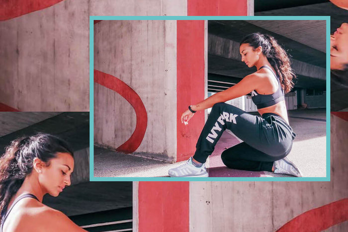 Laura Ruthnum sitting cool in a car park with Innermost