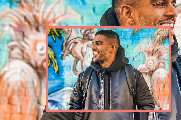 Nik Naidoo looking happy with Innermost 