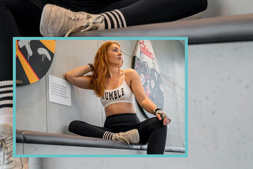 Trainer Robyn Marsh posing for Innermost in Gym