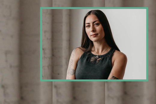 Yoga teacher Sarah Lindsay posing for Innermost