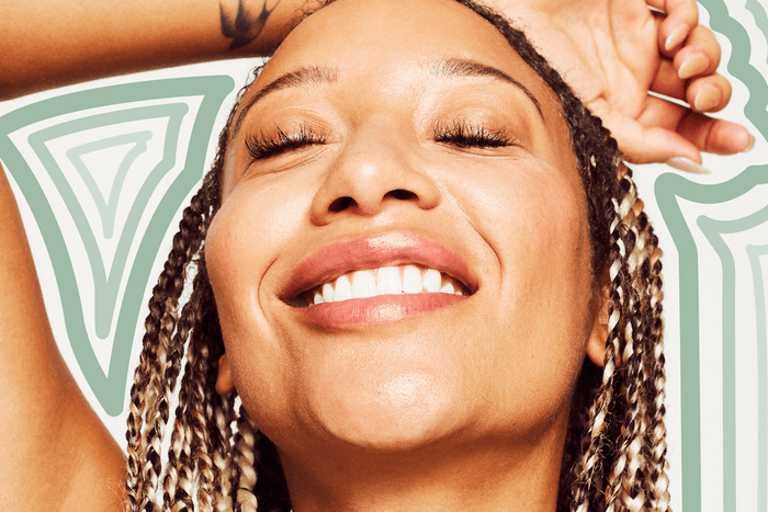 Model smiling headshot 